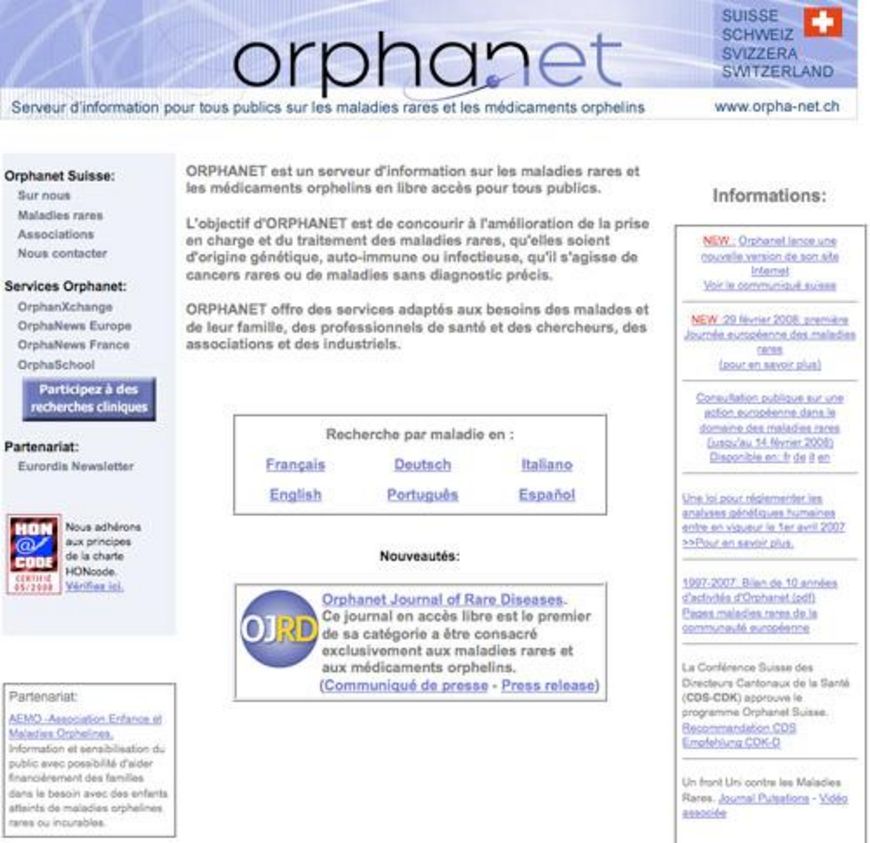 Maladies orphelines