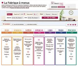 Mon menu  en un clic