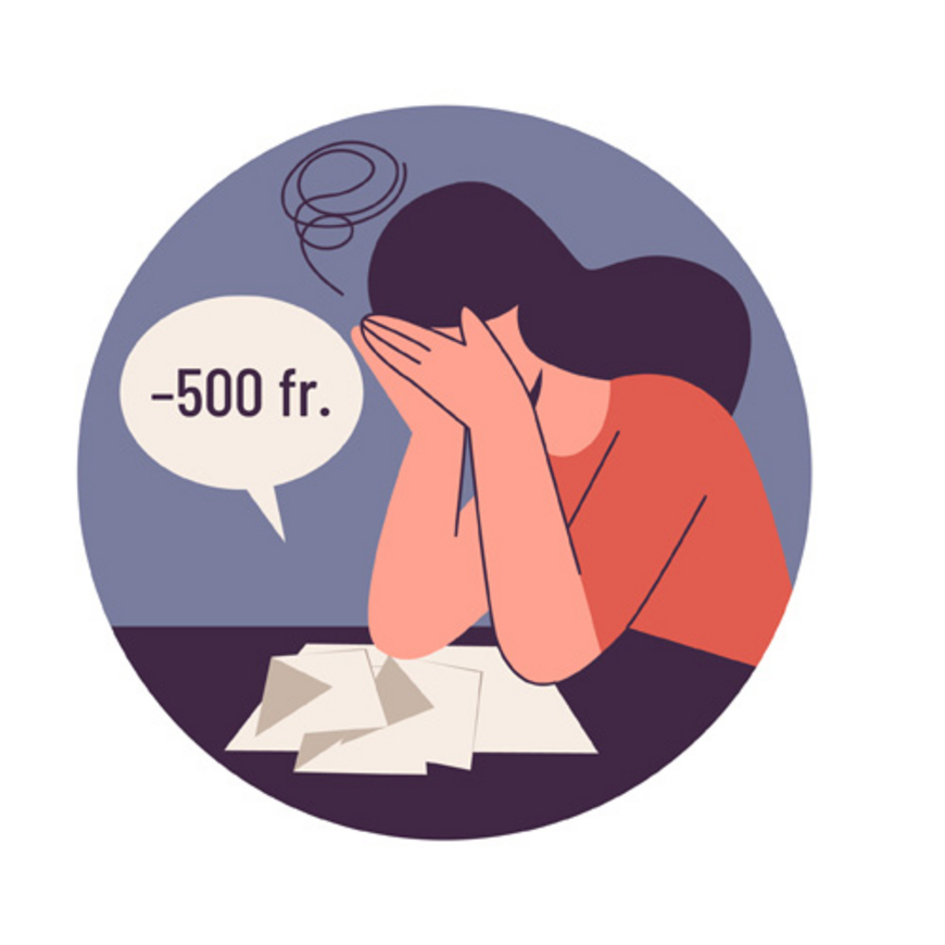 Rester calme, face aux factures en souffrance