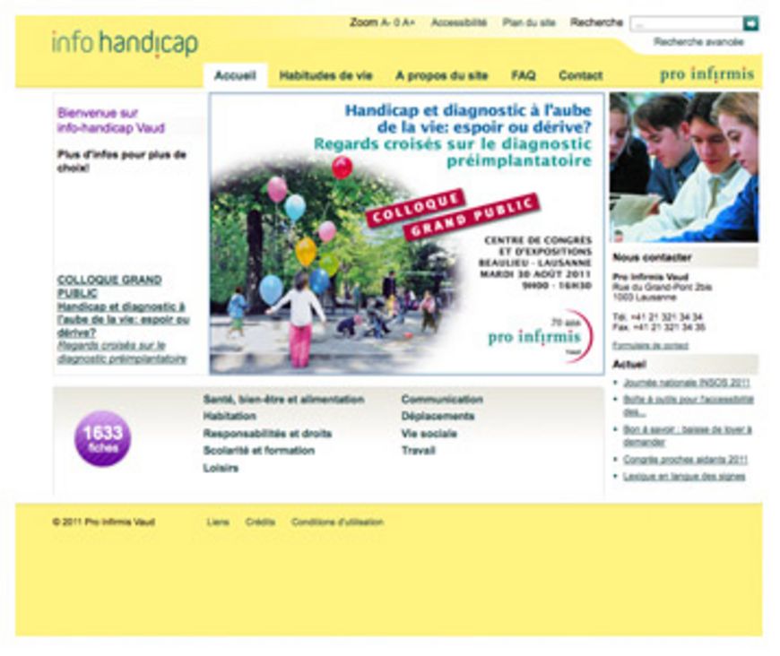 Tout pour les handicapés