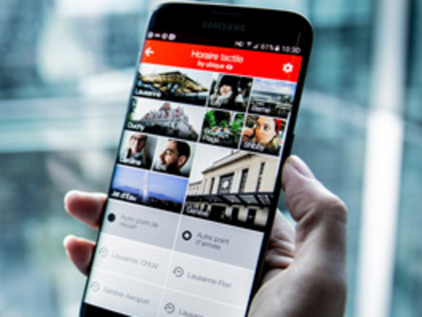 Pas discrète, Mobil Preview des CFF