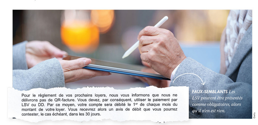 Méfiance avec le recouvrement direct