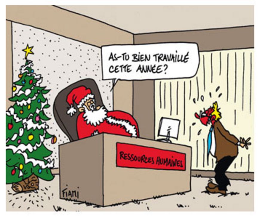 Enveloppe sous le sapin