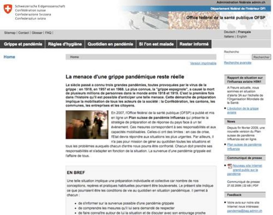 Face à la grippe aviaire