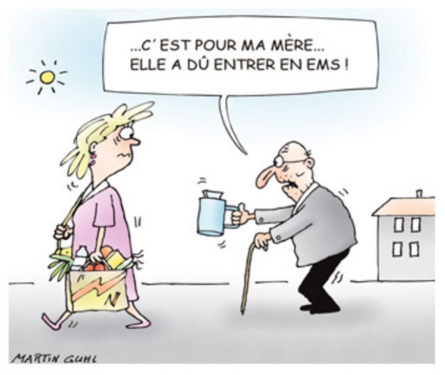 Père et mère dans un établissement médicosocial