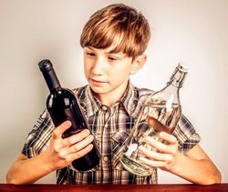 Pas de coup de rouge pour les enfants