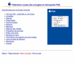 Une communauté pour les malvoyants