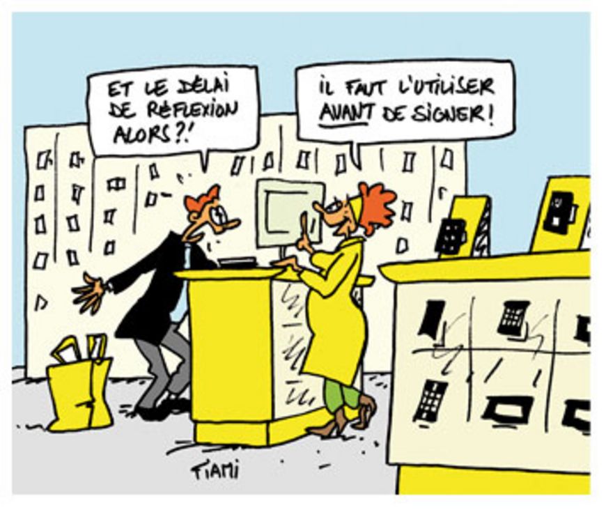 Renoncer à un achat: rarement un droit!