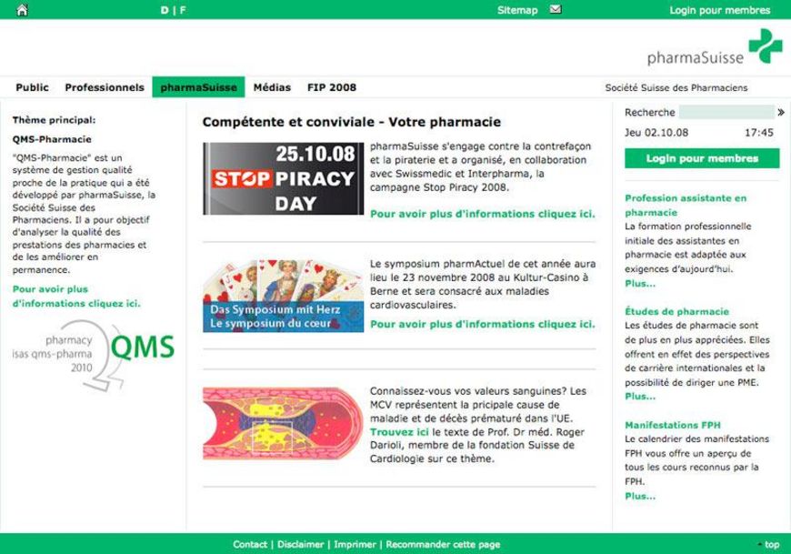 Pharmaciens sur la toile