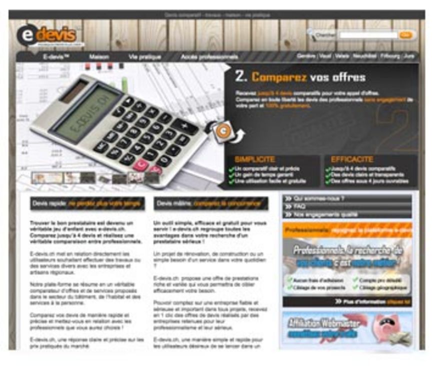 Des devis en ligne