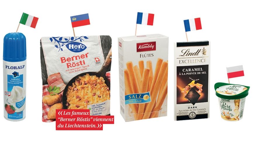 Des produits moins suisses qu’il n’y paraît