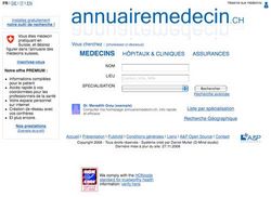 Annuaire de médecins