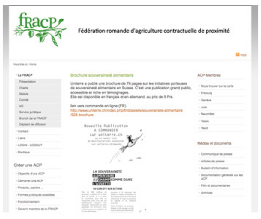 Manger local grâce à la FRACP