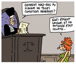Stop aux conditions générales abusives!