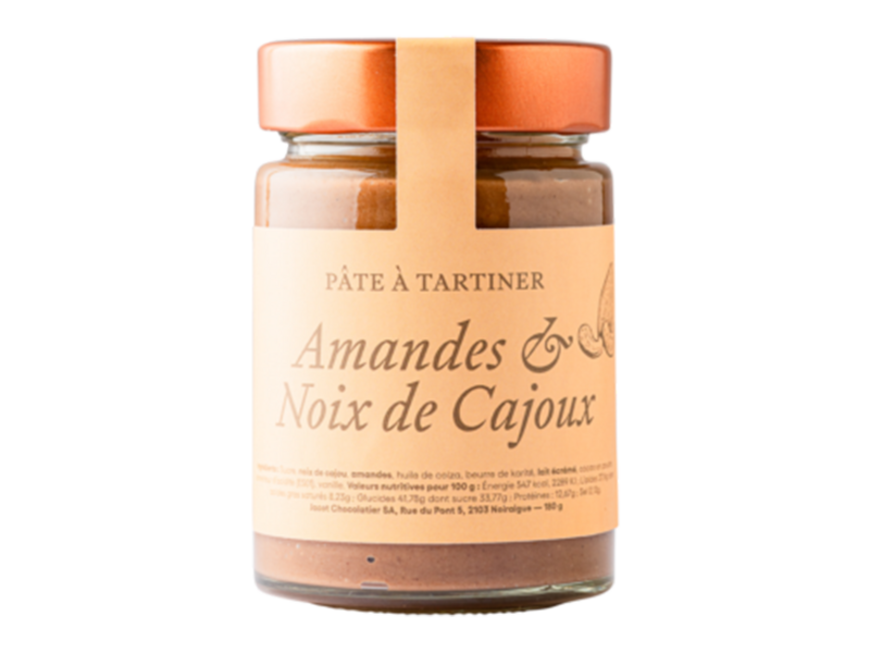 Mise en garde publique: présence non déclarée de noisettes dans la «Pâte à tartiner – Amandes & Noix de Cajoux»