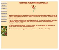 Au régime végétarien 