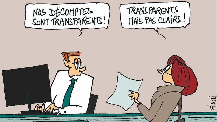 Un décompte clair et juste