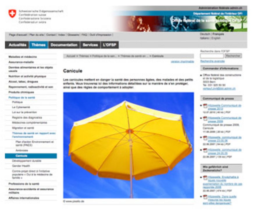 Pour dompter la canicule