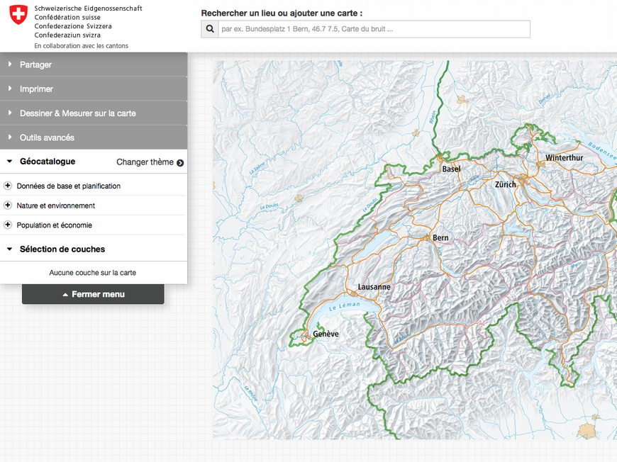 Des cartes interactives sur presque tous les sujets