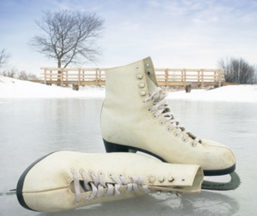 Une petite glace  en plein hiver?