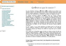 Vivre avec le cancer