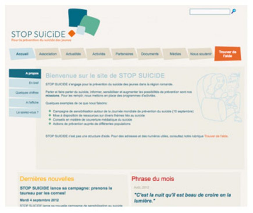 Outil pour la prévention du suicide