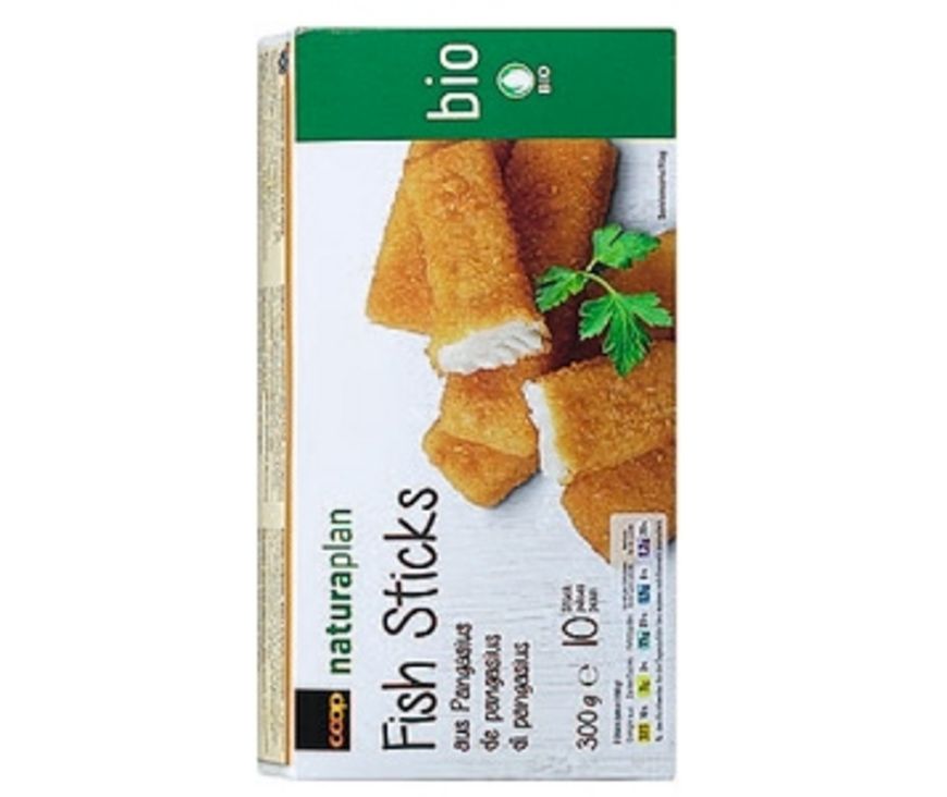 des sticks panés et pollués