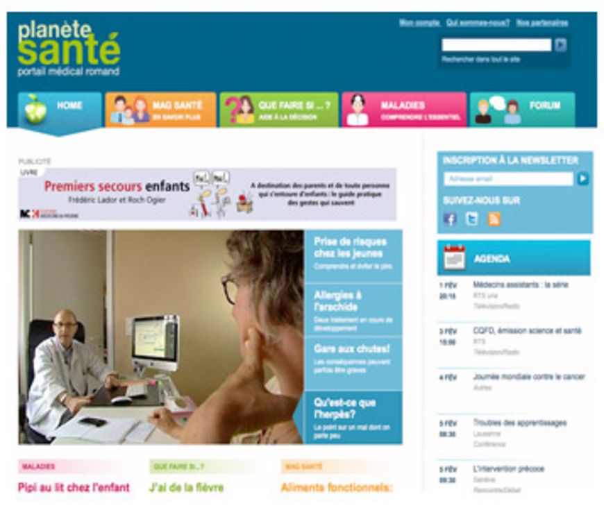 Un portail médical romand pour le grand public
