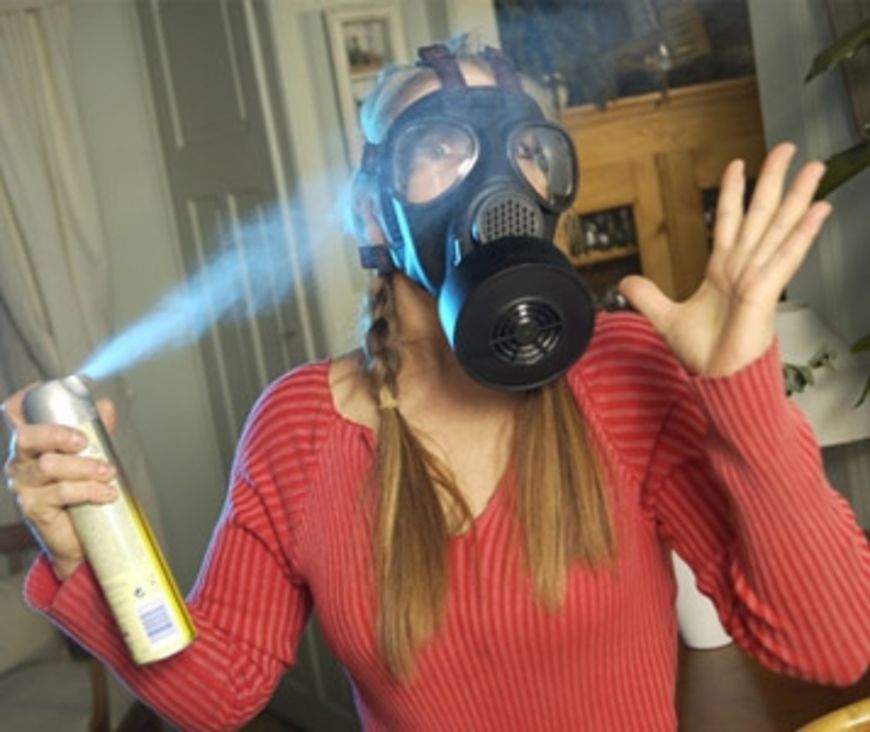 des sprays qui empoisonnent l’air